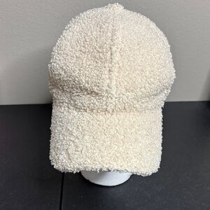 Women’s Cream Textured Cap